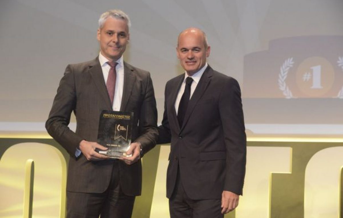 FCA Greece: Για 2η συνεχόμενη χρονιά στους «Πρωταγωνιστές της Ελληνικής Οικονομίας»