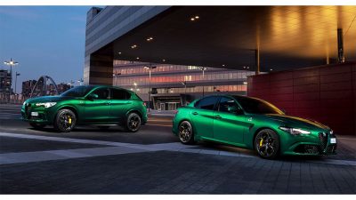 Alfa Romeo Giulia και Stelvio Quadrifoglioμε  V6 Bi-Turbo κινητήρα απόδοσης 510 ίππων