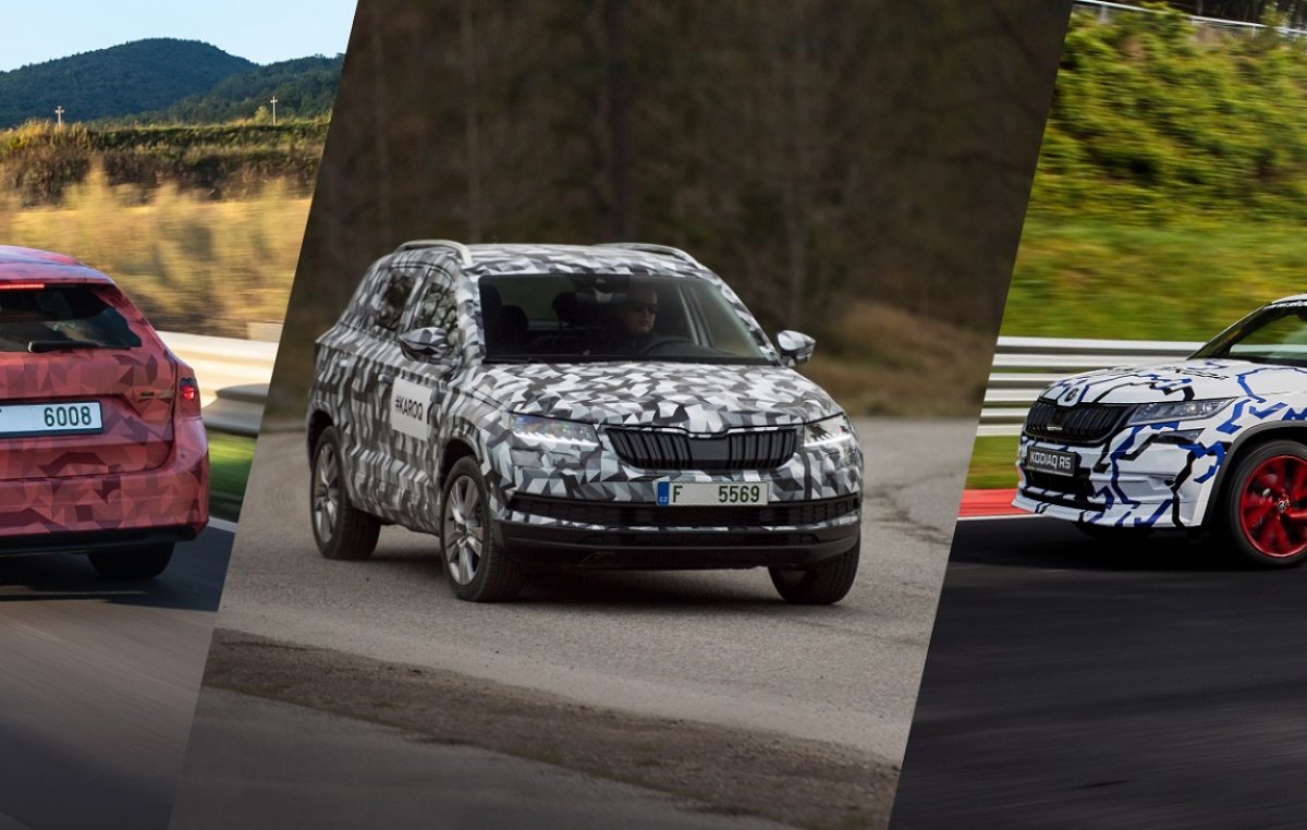 H τέχνη του καμουφλάζ στα πρωτότυπα δοκιμών της SKODA