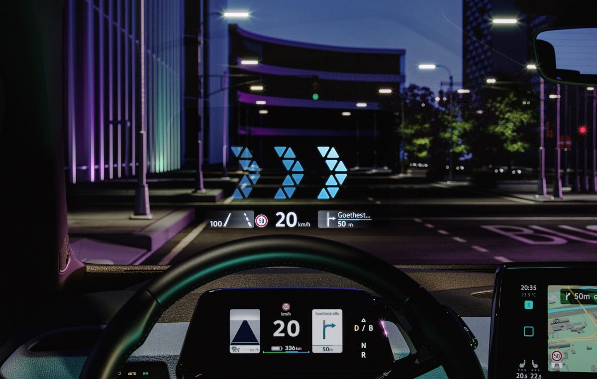 Η Volkswagen καλωσορίζει το μέλλον: head-up display επαυξημένης πραγματικότητας