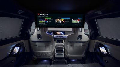 Η BMW φέρνει την πιλοτική εφαρμογή Bundesliga στην οθόνη BMW Theatre Screen